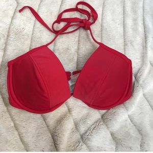 Red Victoria's Secret Bathing Suit top 34 D