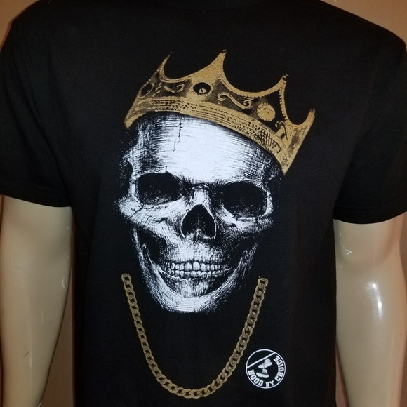 Hood Skull King T- Shirt / Hood By Choice TM - Picture 2 of 4