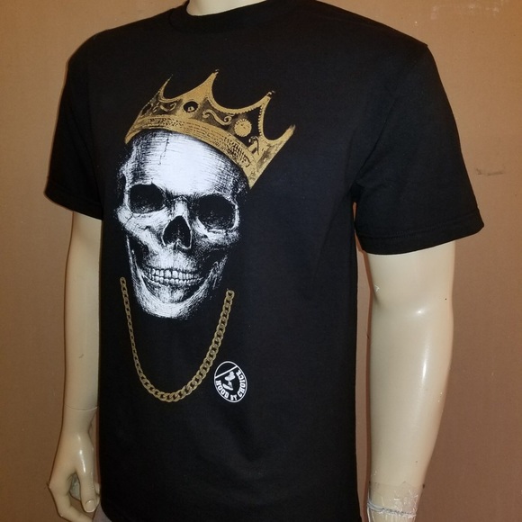 Hood Skull King T- Shirt / Hood By Choice TM - Picture 4 of 4