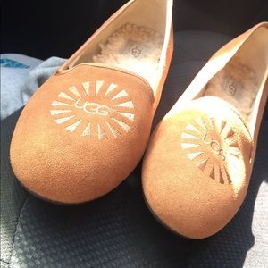 😍UGG Brown Suede Smoking Slippers!!!😍