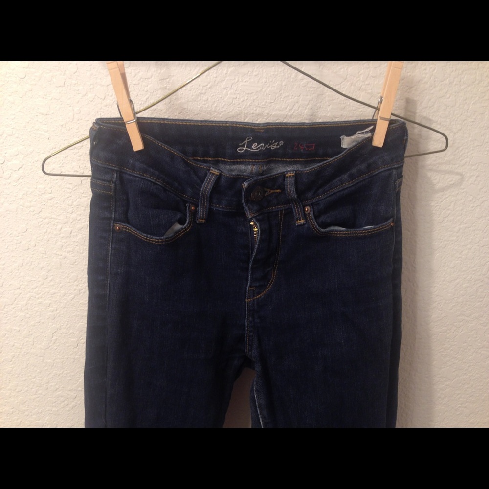 Levi's high waisted skinny jeans