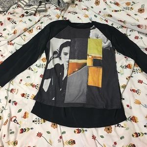 Zara Printed Long sleeve Tshirt