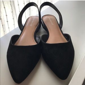 Lane Bryant flats with ankle strap
