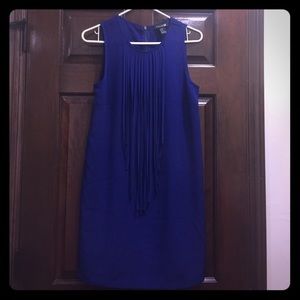 🖤Forever 21 Blue Fringe Dress