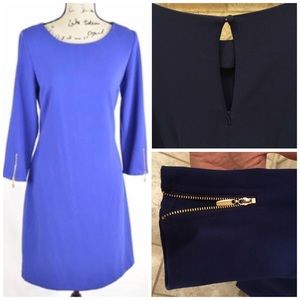 Laundry by Shelli Segal royal blue dress.