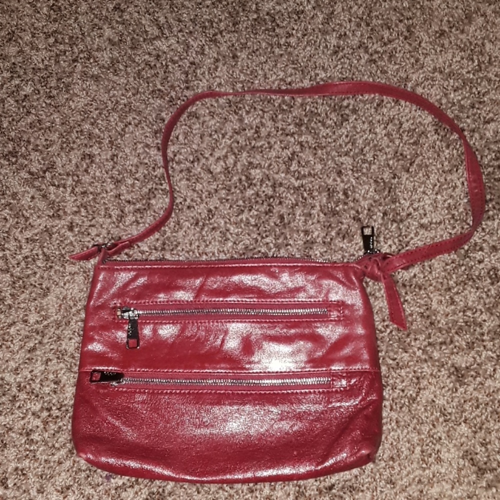 HOBO red leather purse
