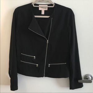 Forever 21 black moto jacket