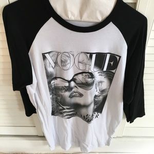 Marilyn Monroe Vogue Raglan Tee