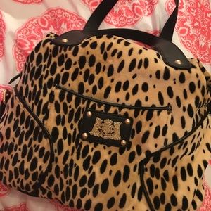 Juicy couture cheetah print bag