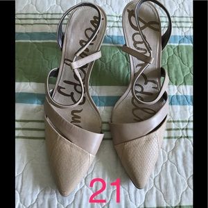 VGUC Sam Edelman Nude Heels