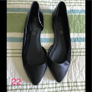NWOB Aldo Black Ballet Flats