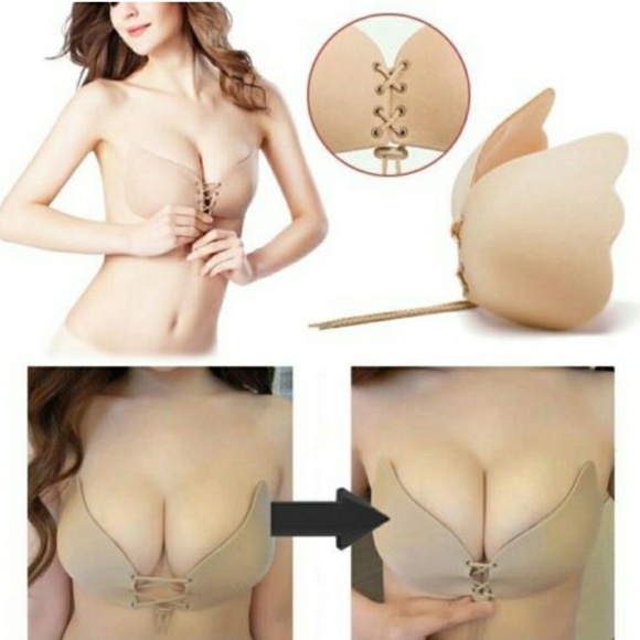 Silicone Push-Up Strapless Backless Self-Adhesive - Picture 3 of 8