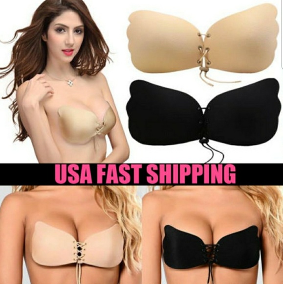 Silicone Push-Up Strapless Backless Self-Adhesive - Picture 4 of 8