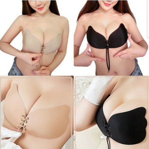 Silicone Push-Up Strapless Backless Self-Adhesive - Picture 6 of 8