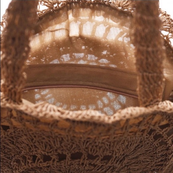 Bohemian hippie beach raffia bag🌸 - Picture 5 of 5