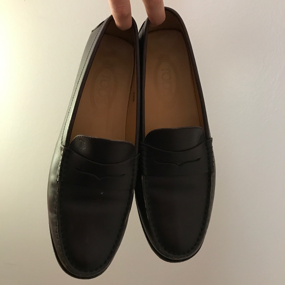 Authentic TODS loafers BROWN