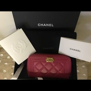 Chanel Boy wallet for sale