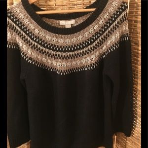 Banana Republic fair isle sweater