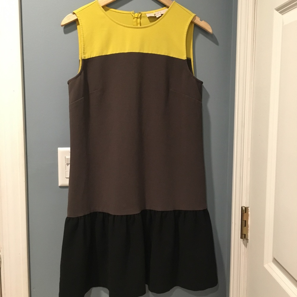 Sleeveless color block Loft dress
