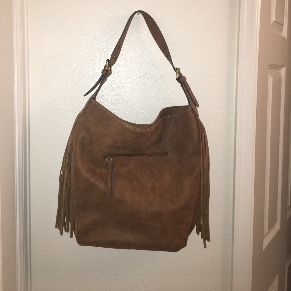 Tan large handbag