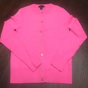 J.Crew Bright Pink Cardigan