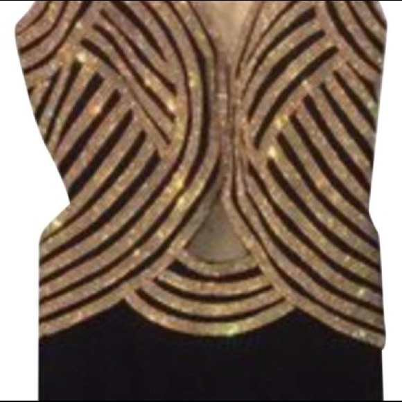 Black Jovani Formal Gown Dress - Picture 3 of 3