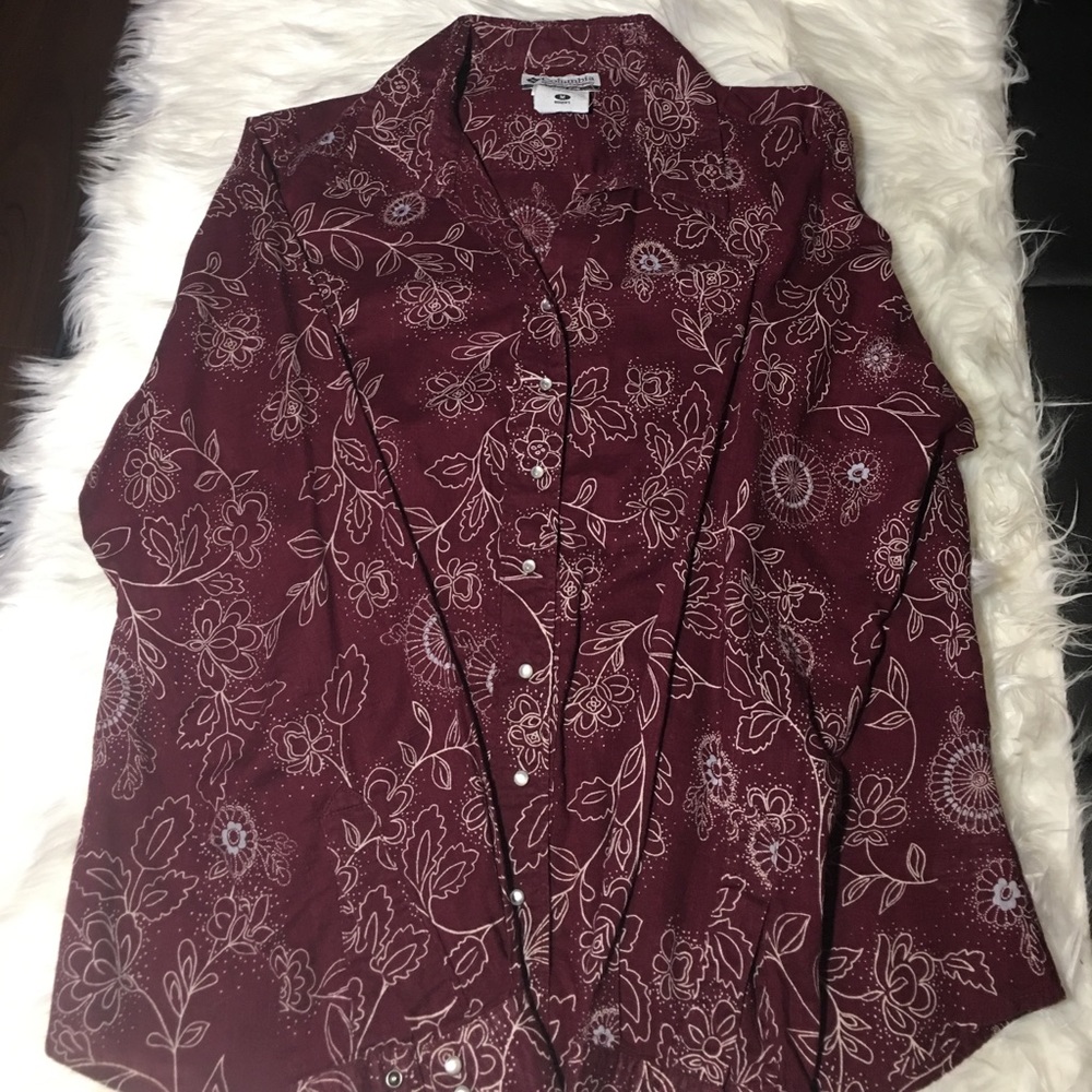 Columbia Women`s Resting Meadow Printed Shirt