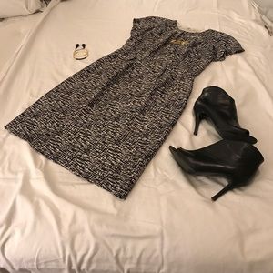 Banana Republic Black & White Dress