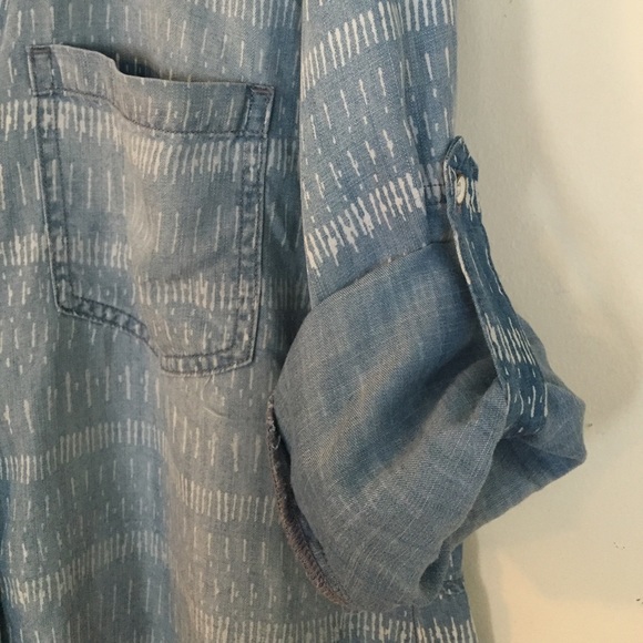 Anthropologie's Cloth & Stone Fray Shirt NWOT - Picture 7 of 7