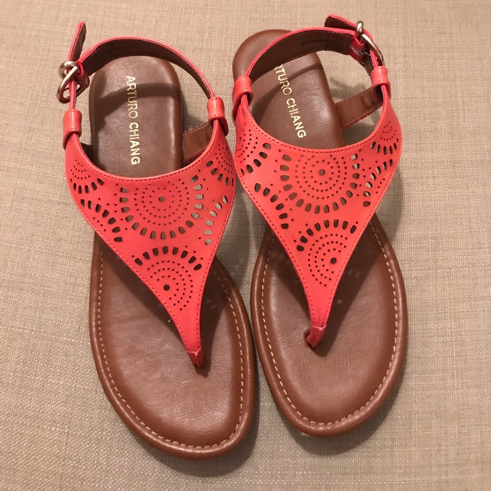 Coral Thong Sandals