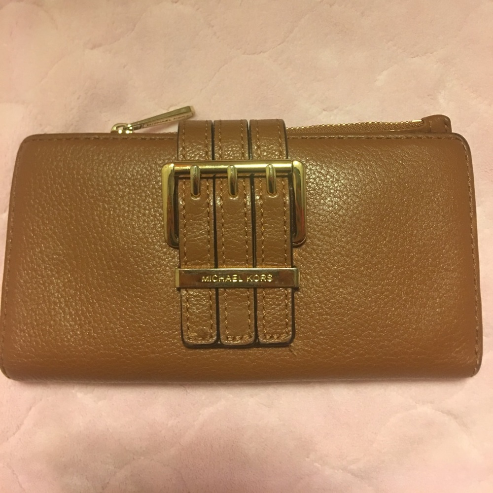 Michael Kors Wallet - Gansevoort Luggage Leather