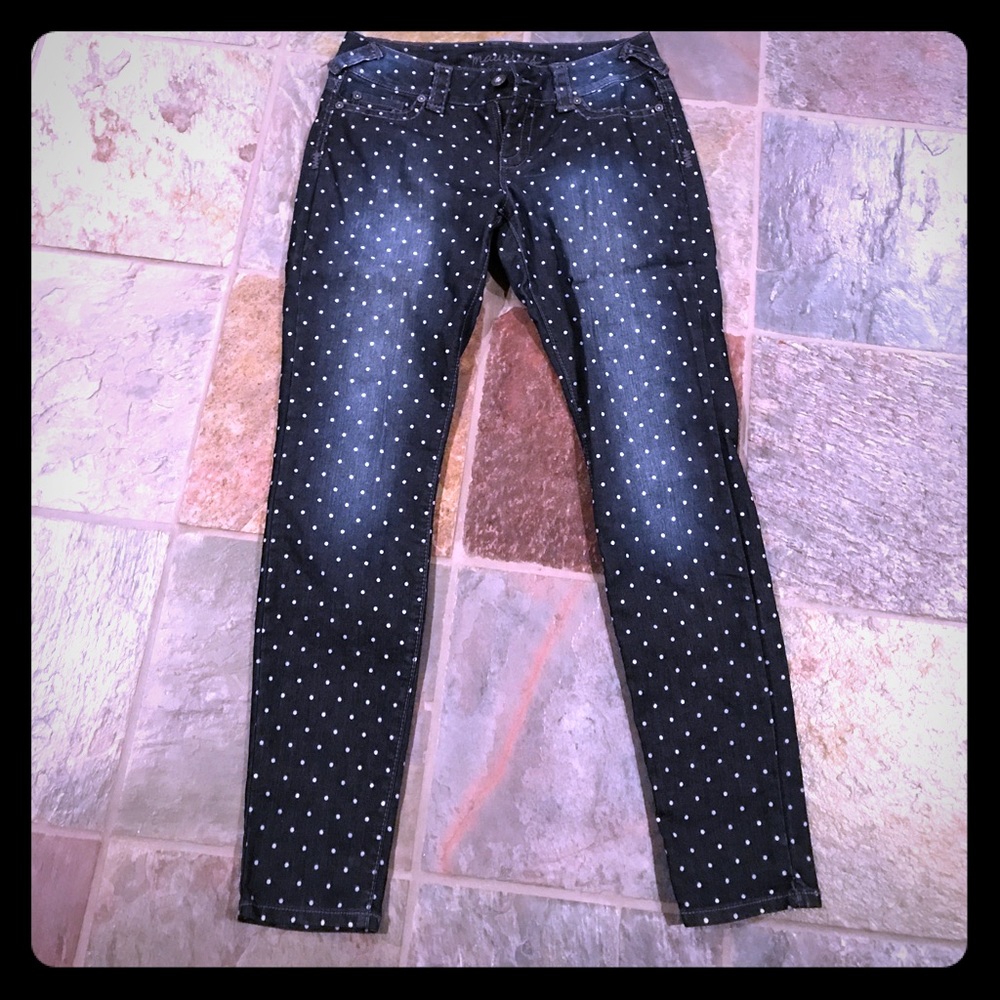 Maurice's Polka Dot Skinny Jeans