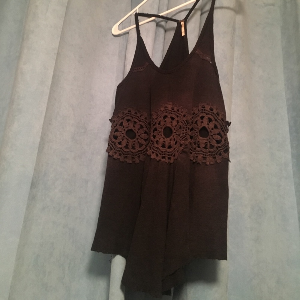 Free People New Cutout Racerback Sexy Tank