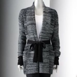cardigan belted with pockets