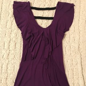 Bebe purple top