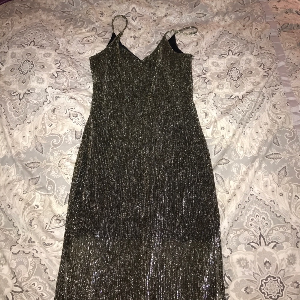 Metallic dress