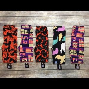 LuLaRoe Halloween Kid's Leggings L/XL #151