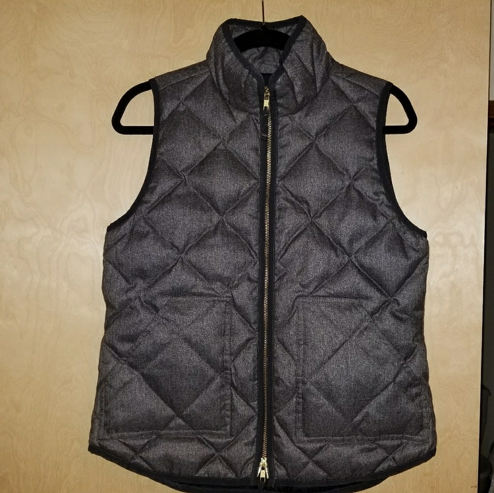 J Crew quilted puffer vest