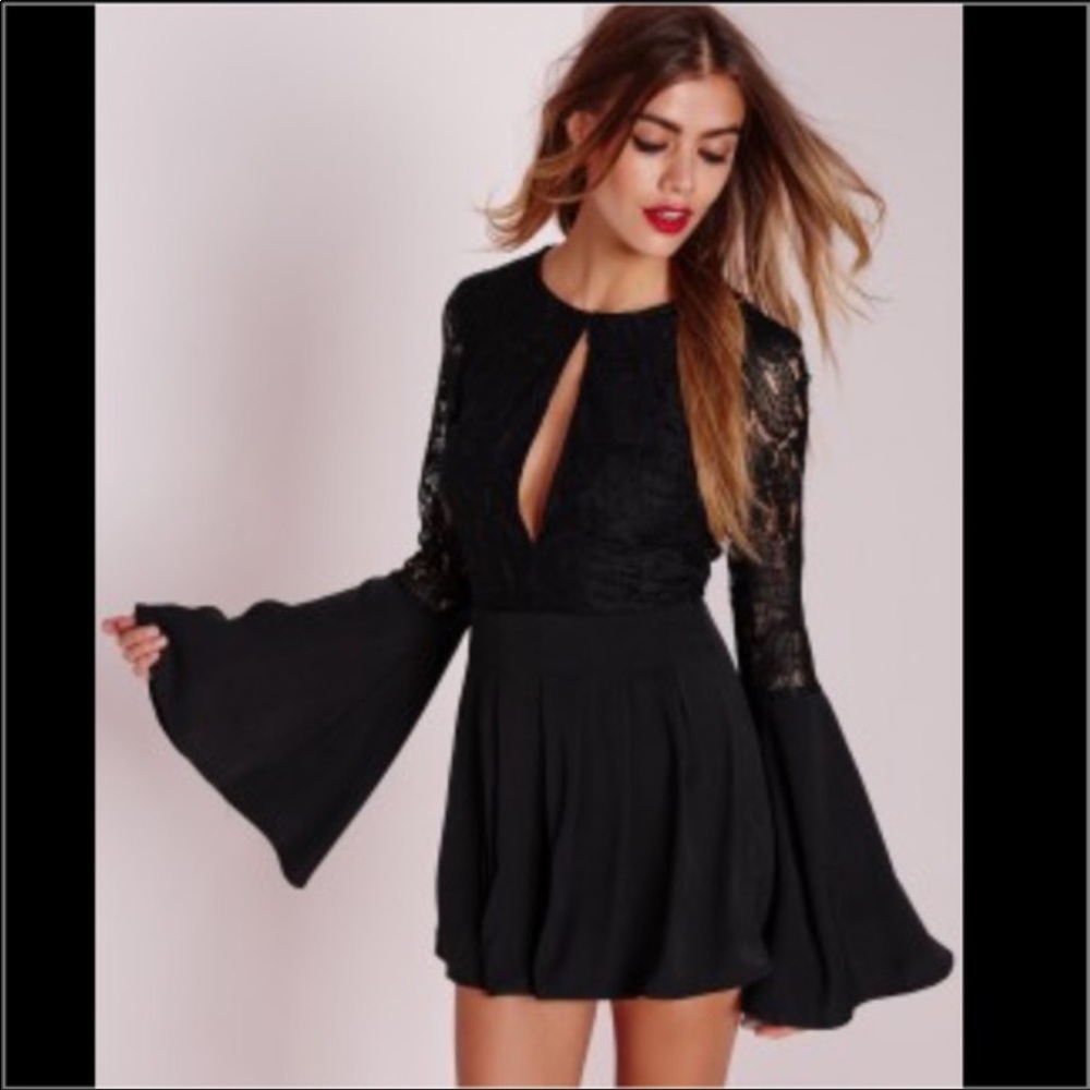 Nordstrom Black Lace Romper