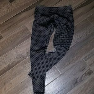 Grey and black leggings