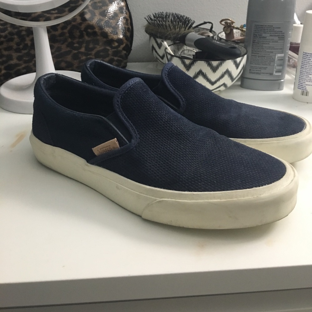 Navy Suede Vans