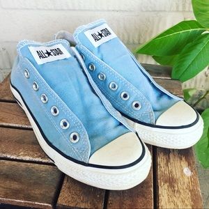 Baby blue lowtops