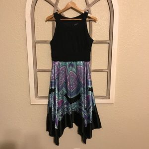 Dressbarn women's, handkerchief hem dress