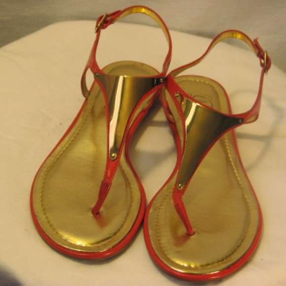 gold designer sandals
