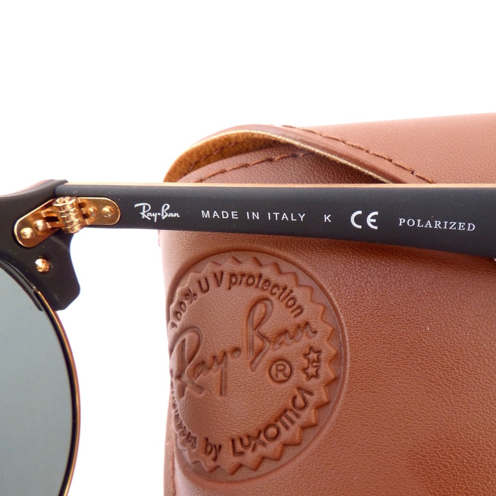 100% Authentic Ray-Ban ClubMaster Wood Sunglasses - Picture 6 of 7