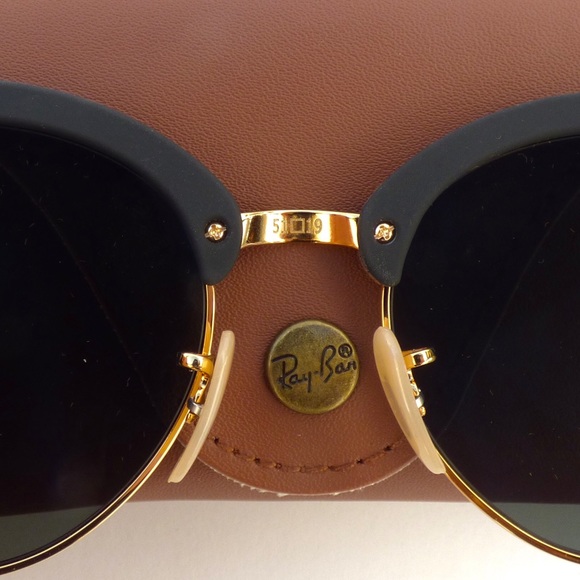 100% Authentic Ray-Ban ClubMaster Wood Sunglasses - Picture 5 of 7