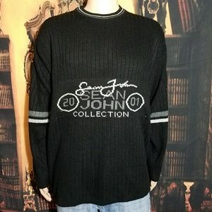 Sean John Ribbed Varsity Sweater 2001 Collection
