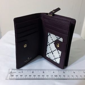 Kate Spade wallet (dark maroon)