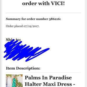 Vici Palms in Paradise dress