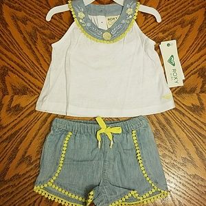 2pcs ROXY short set